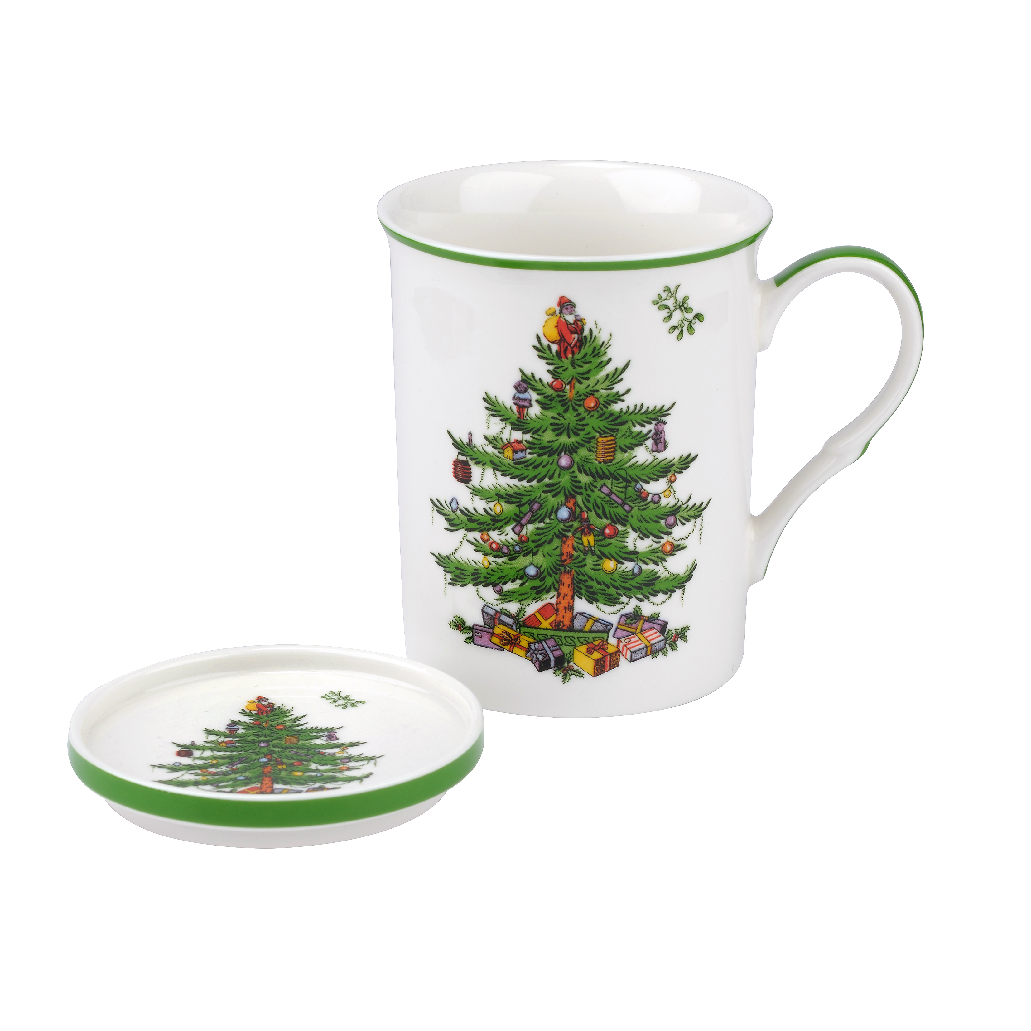 Christmas Tree Mug & Coaster Set image number null